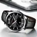 Reloj Análogo Curren Original Kred17190719 Para Hombre Acero Color Plata Y Verde