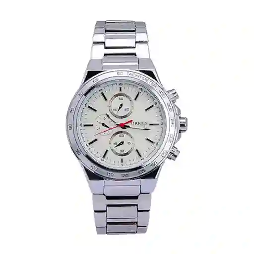 Reloj Análogo Curren Original Deportivo Kred8504 Para Hombre Acero Azul Y Dorado