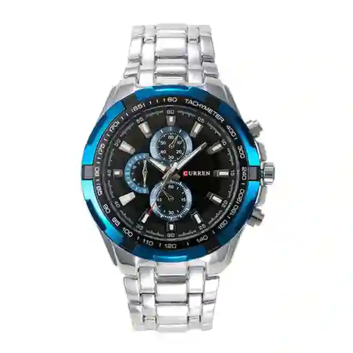Reloj Análogo Curren Original Kred17190118 Acero Color Plateado Y Dorado Para Hombre