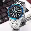 Reloj Análogo Curren Original Kred17190118 Acero Color Plateado Y Dorado Para Hombre