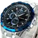 Reloj Análogo Curren Original Kred17190118 Acero Color Plateado Y Dorado Para Hombre