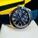 Reloj Análogo Curren Original Kred8004 - 8438 Silicona Color Negro Para Hombre