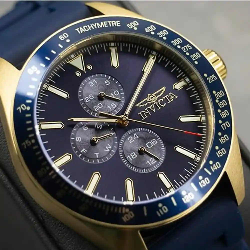 Reloj Análogo Curren Original Kred8004 - 8438 Silicona Color Negro Para Hombre