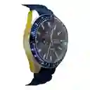 Reloj Análogo Curren Original Kred8004 - 8438 Silicona Color Negro Para Hombre