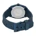 Reloj Análogo Edifice Original Efv_540d_1a2v Acero Color Plateado Y Azul Para Hombre