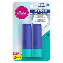 Eos Bálsamo Reparador Labial Intensivo - Dry Lip Repair Rescue| Hidratación Clínica Recomendado Por Dermatólogos -0.14 Oz 4 G
