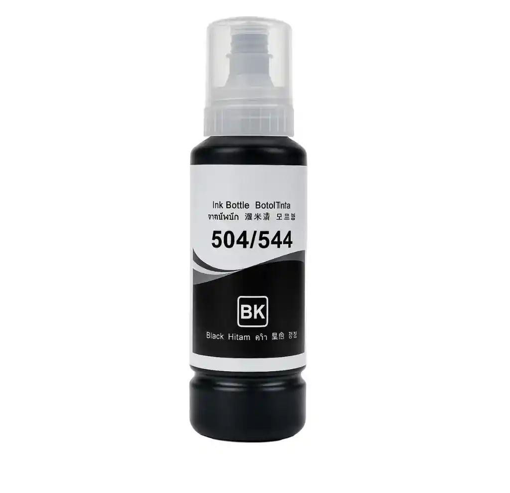 Tinta Para Impresora Epson 504 544 Negro