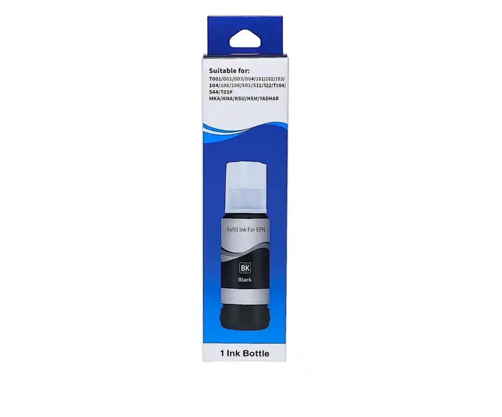 Tinta Para Impresora Epson 504 544 Negro