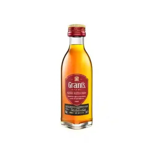 Whisky Miniatura Grant's Licor Whisky Escocés Mezclado 5cl