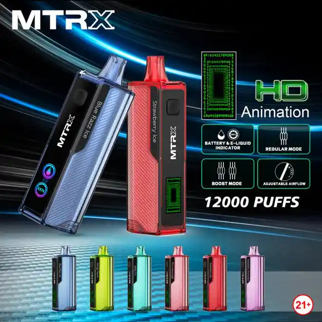 Vaper Mtrx Recargable 12000puff - Blueberry Watermelon