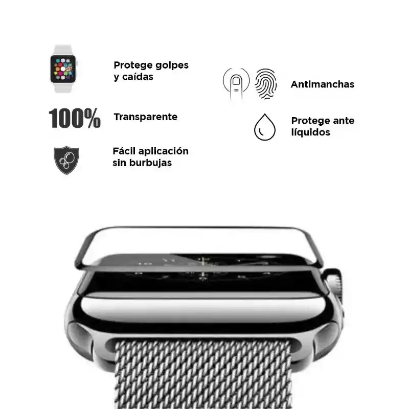 Protector Apple Watch 40mm Vidrio 3d Premium