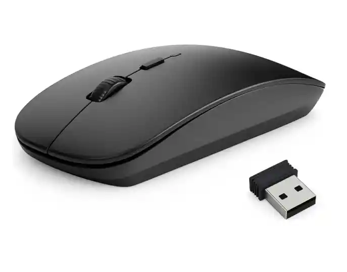 Mouse Inalámbrico Ultra Delgado 2.4ghz Portátil Todo En Uno