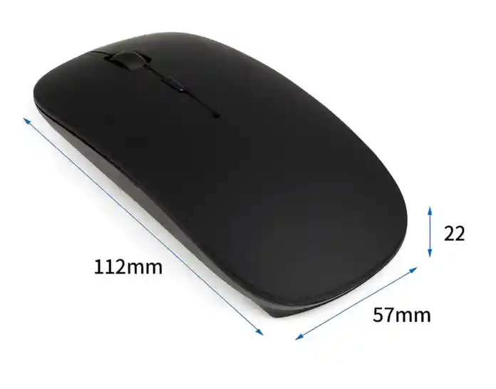 Mouse Inalámbrico Ultra Delgado 2.4ghz Portátil Todo En Uno