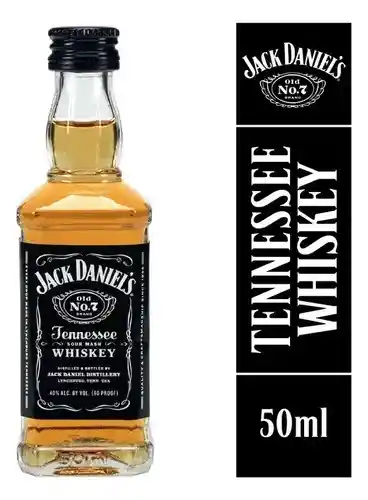 Whisky Miniatura Jack Daniel´s Licor Whisky Jennesse Sour Mash 50ml