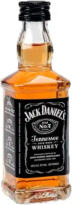Whisky Miniatura Jack Daniel´s Licor Whisky Jennesse Sour Mash 50ml