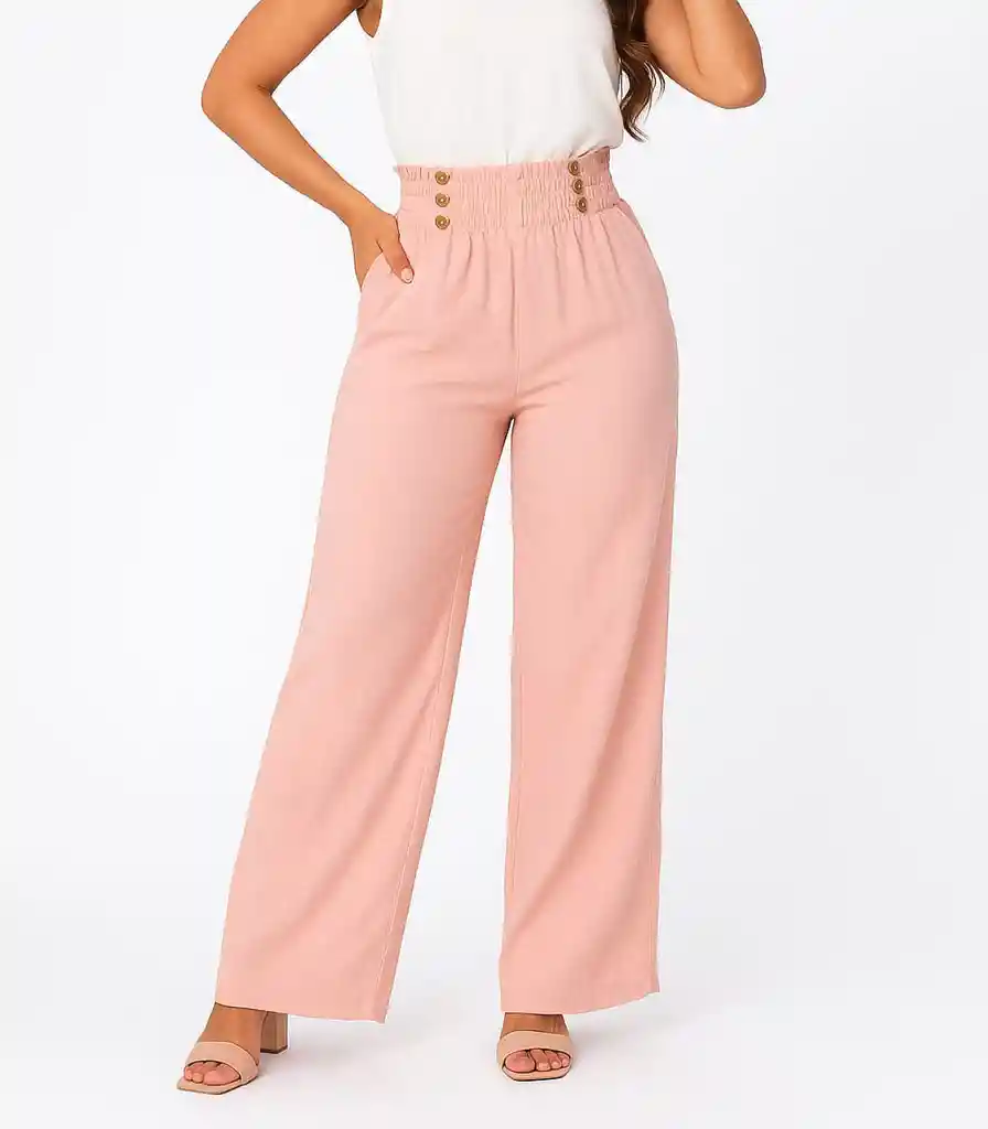 Pantalón Palazzo Rose Chic 🌸