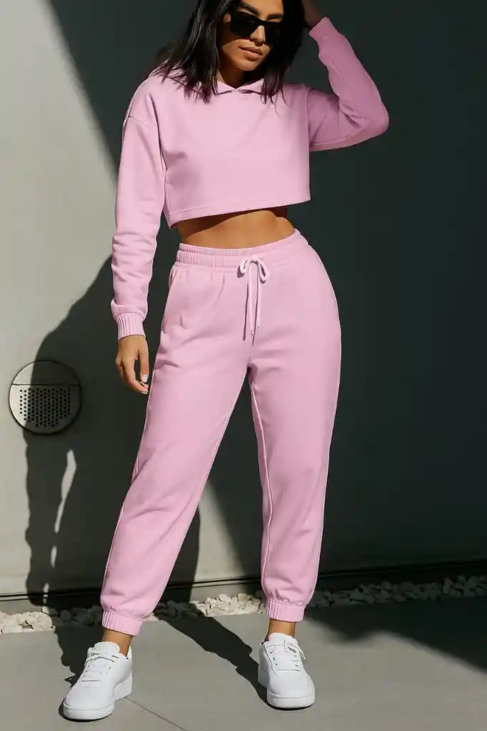 Pantalón Sudadera Moon Lila