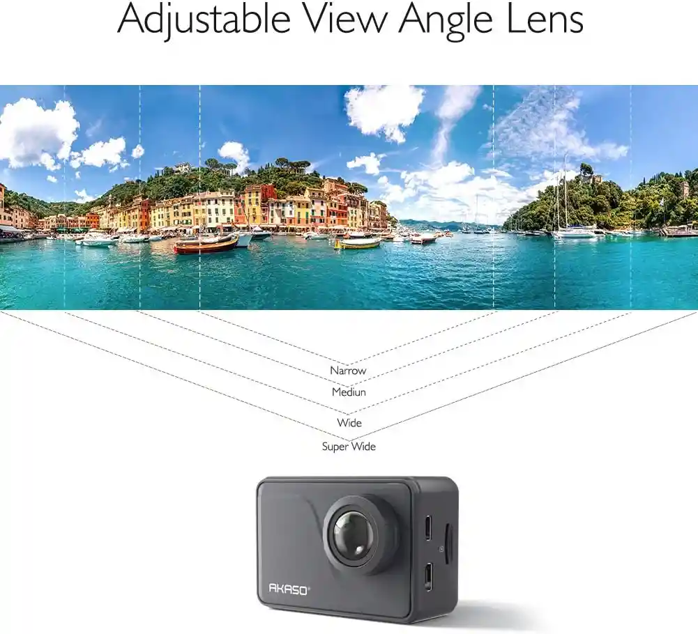 Camara Deportiva Akaso V50 Pro Buceo Impermeable 30 Metro