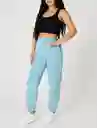 Pantalón Sudadera Celeste Serenity