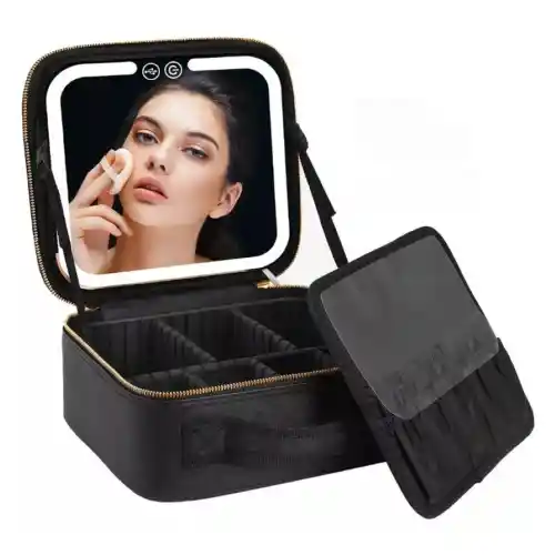 Cosmetiquera Con Espejo Led