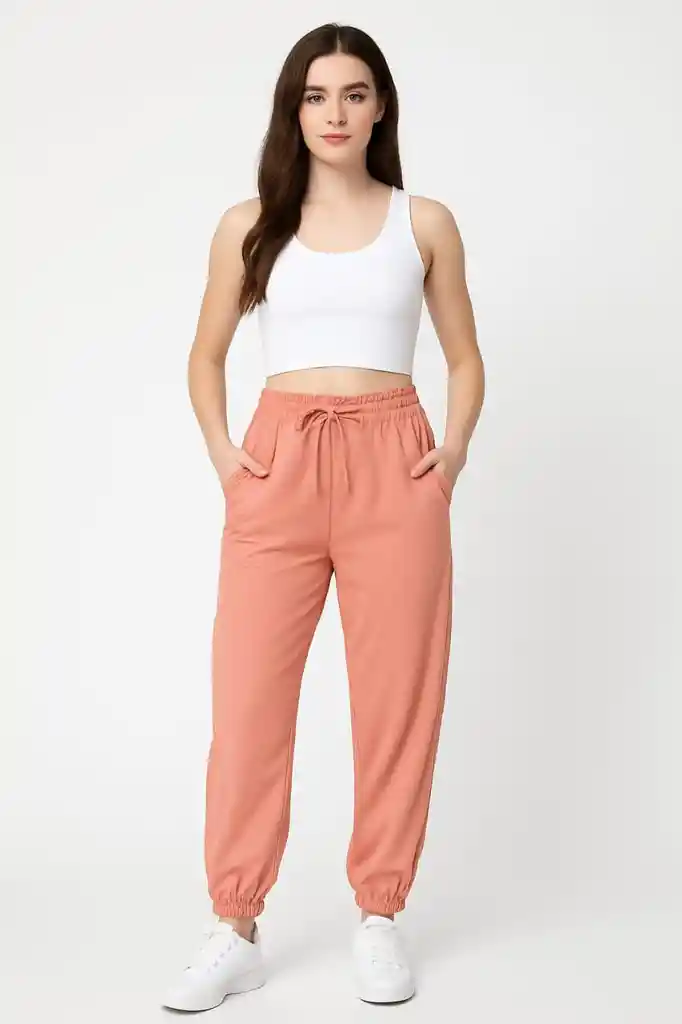 Pantalon Sudadera Rosé Classique 🌸