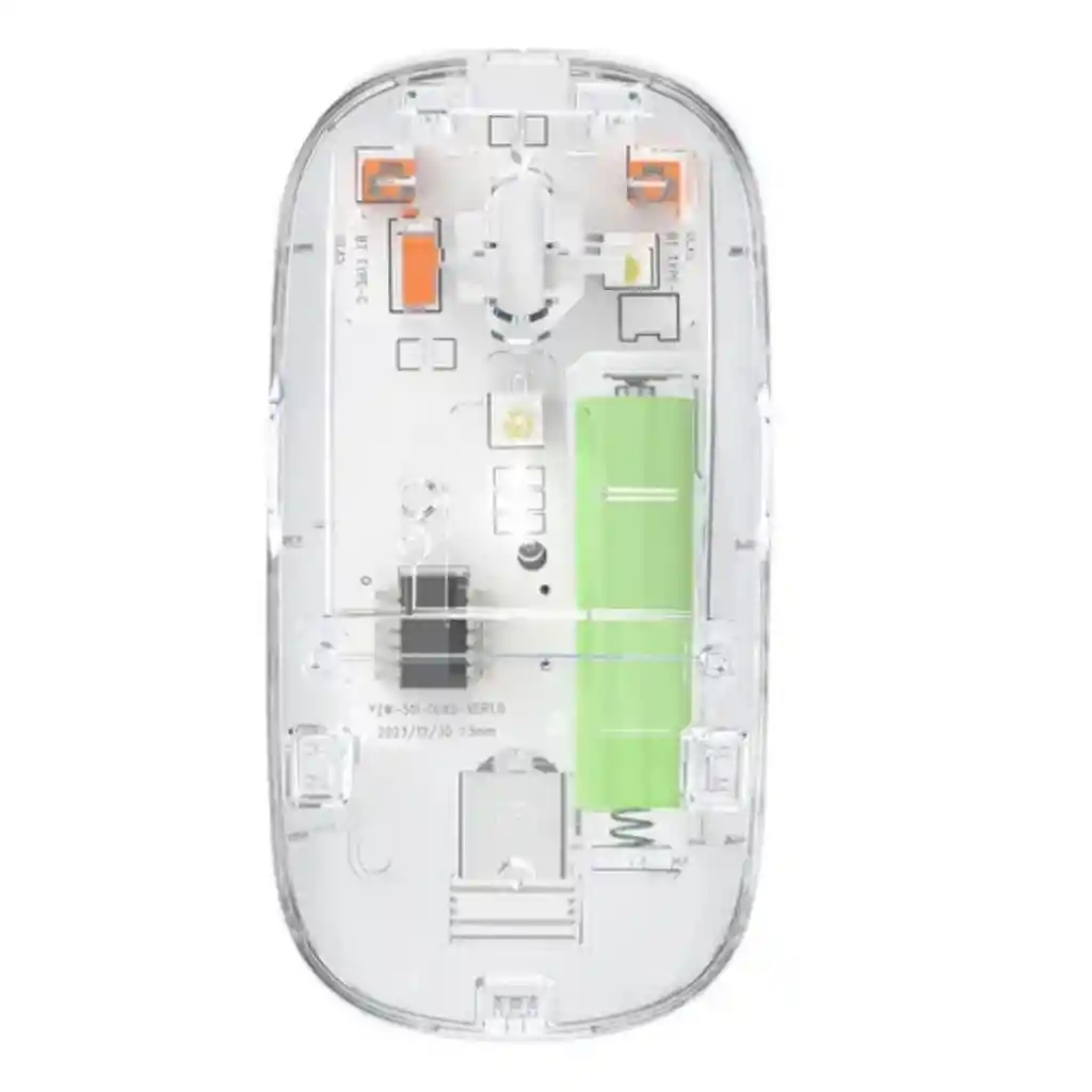 Mouse Inalámbrico Jertech Wb130 Transparente