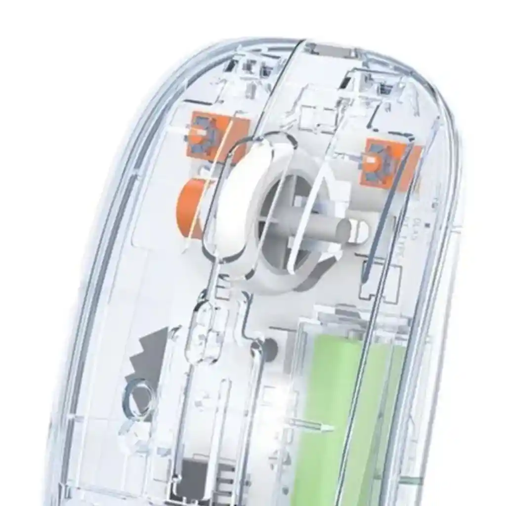 Mouse Inalámbrico Jertech Wb130 Transparente