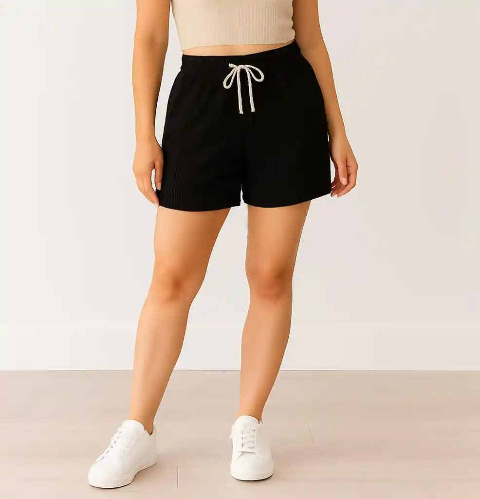 Pantaloneta Short Velvet Breeze Black