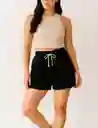 Pantaloneta Short Velvet Breeze Black
