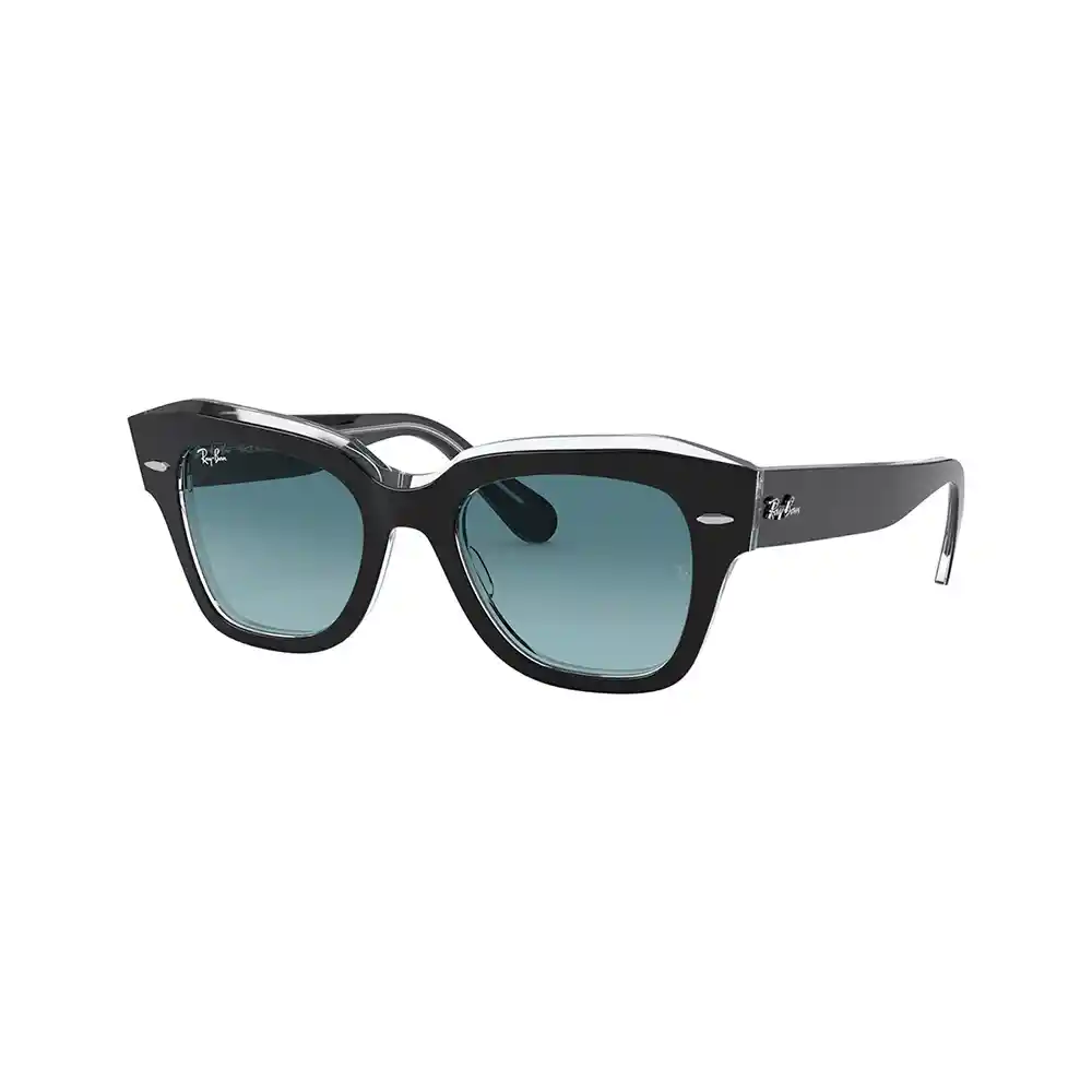Gafas De Sol Ray Ban State Street Rb2186 1294/3m Color Negro Talla 49mm