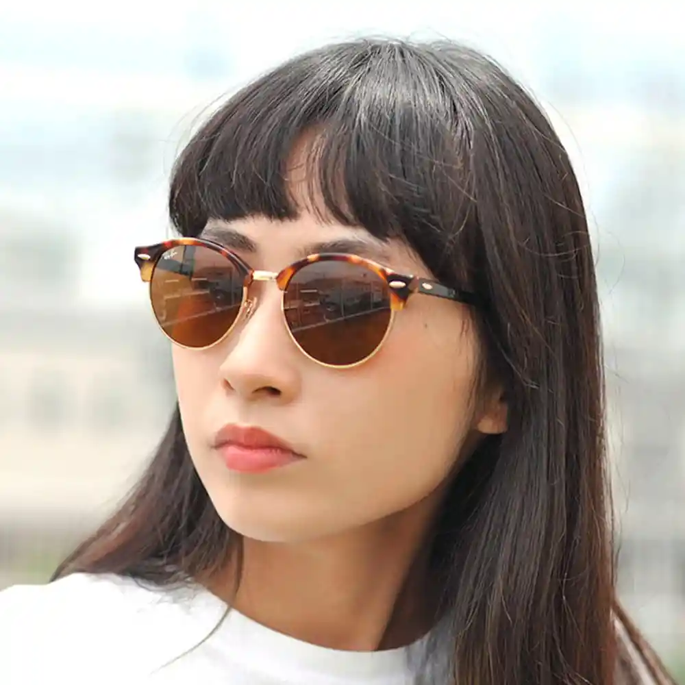 Gafas De Sol Ray Ban Clubround Rb4246 1160 Color Marron Talla 51mm