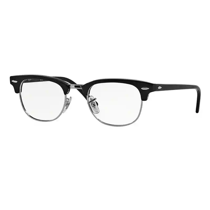 Montura De Gafas De Medida Ray Ban Clubmaster Rx5154 2000 Color Negro Talla 49mm