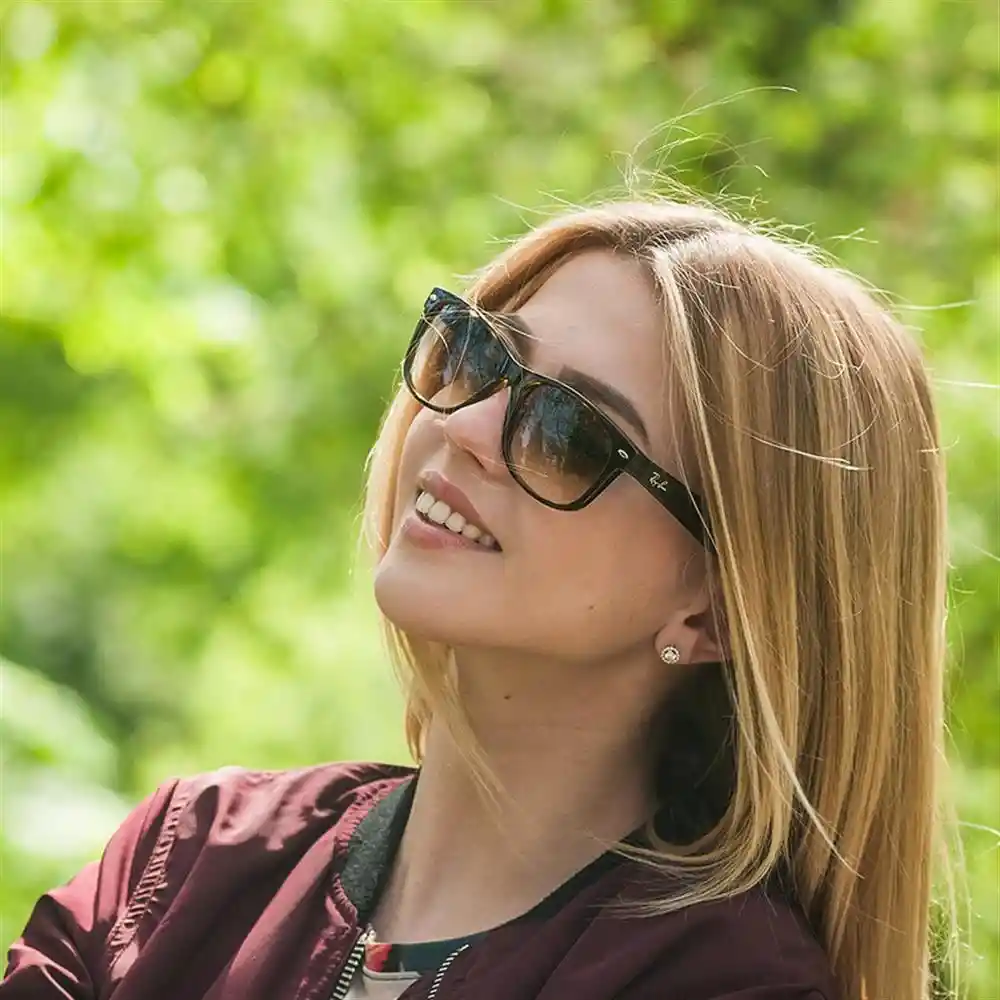 Gafas De Sol Ray Ban New Wayfarer Rb2132 710/51 Color Marron Talla 55mm