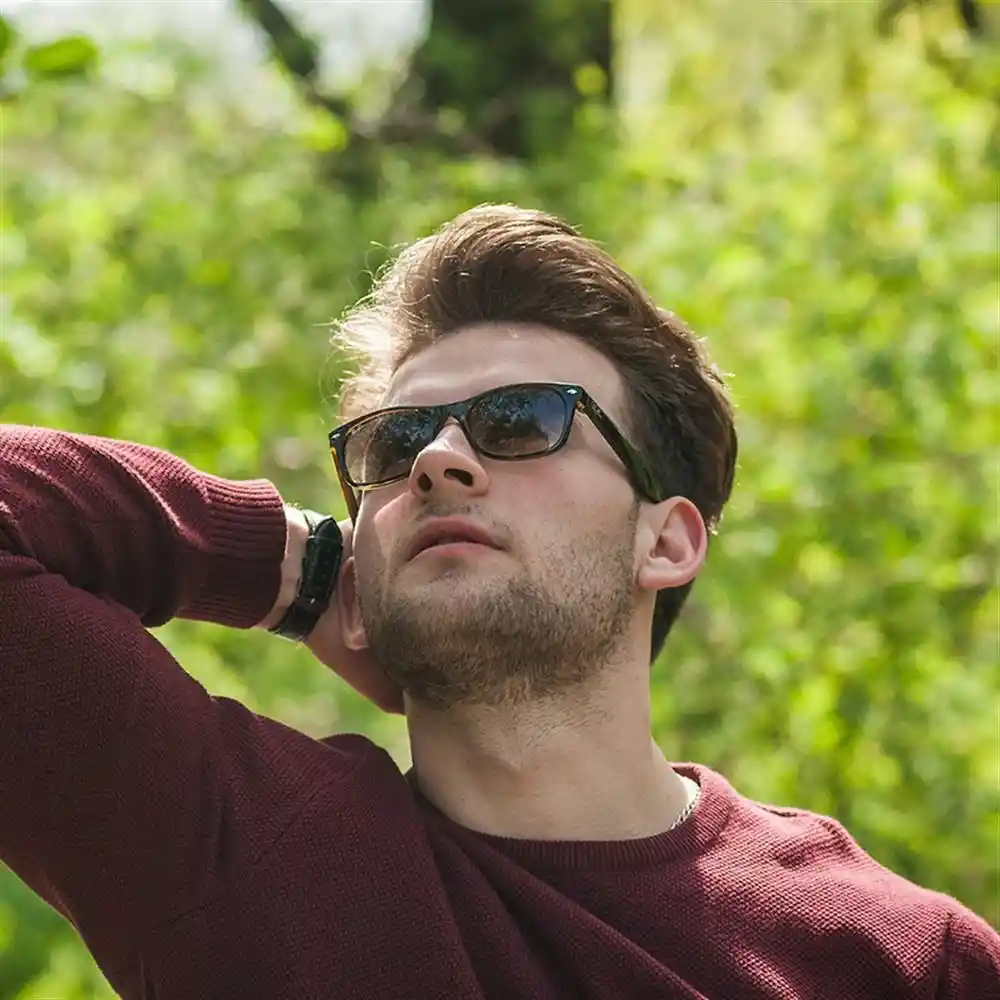 Gafas De Sol Ray Ban New Wayfarer Rb2132 710/51 Color Marron Talla 55mm