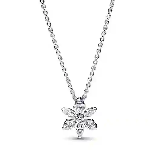 Collar De Cadena Pandora Herbario Brillante 392387c01 Plata 925 - 45cm