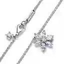 Collar De Cadena Pandora Herbario Brillante 392387c01 Plata 925 - 45cm