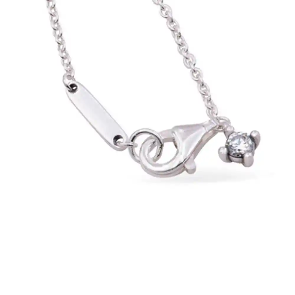 Collar De Cadena Pandora Herbario Brillante 392387c01 Plata 925 - 45cm