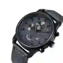 Reloj Análogo Curren Original Krea9401010101 Para Hombre Cuero Color Plomo