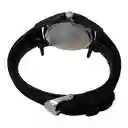 Reloj Análogo Nautica Original Deportivo Napjss221 Color Negro Correa De Silicona Para Hombre