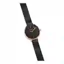 Reloj Análogo Curren Original Kreb732001 Acero Inoxidable Color Negroy Dorado Para Mujer
