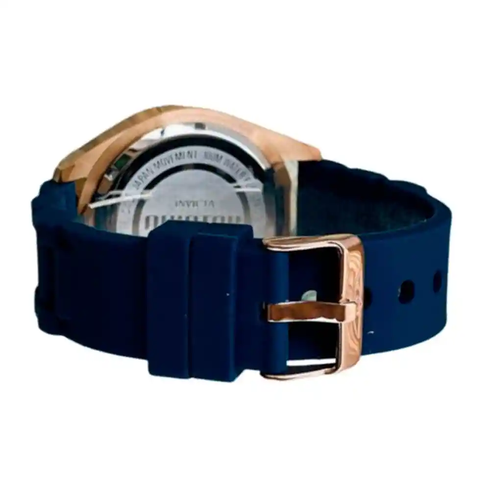 Reloj Análogo Invicta Original 38403 Azul Con Correa De Silicona Para Hombre
