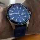 Reloj Análogo Invicta Original 38403 Azul Con Correa De Silicona Para Hombre