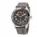 Reoj Análogo Nautica Original Napfwf202 Deportivo Color Gris Correa De Silicona Para Hombre