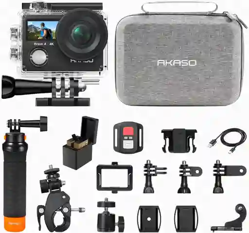 Camara Deportiva 4k Sumergible Wifi Akaso Brave 4
