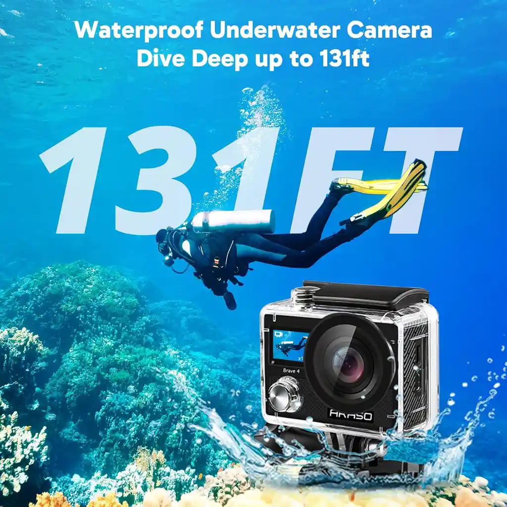 Camara Deportiva 4k Sumergible Wifi Akaso Brave 4