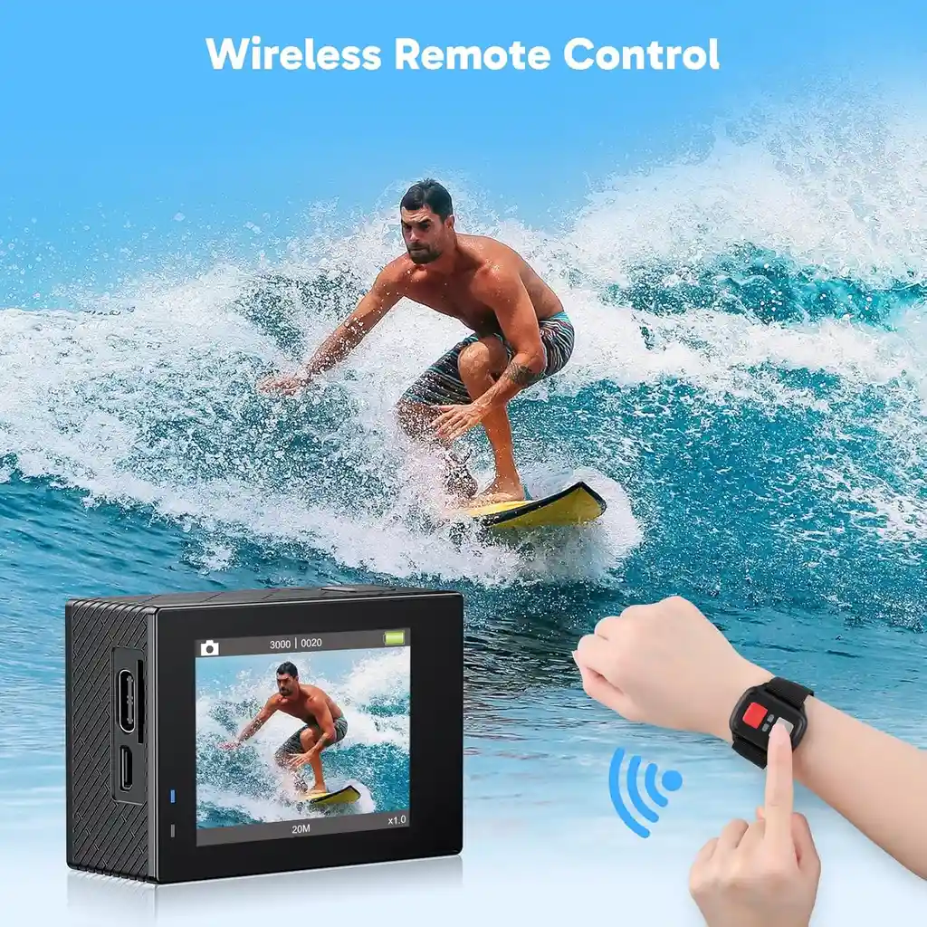 Camara Deportiva 4k Sumergible Wifi Akaso Brave 4