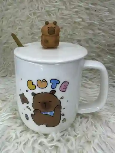 Mug De Capibara Blanco