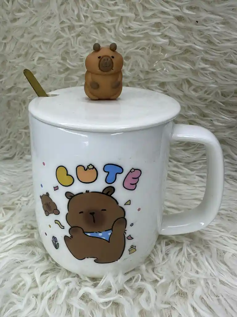 Mug De Capibara Blanco