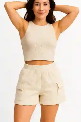 Pantaloneta Tipo Short Velvet Breeze