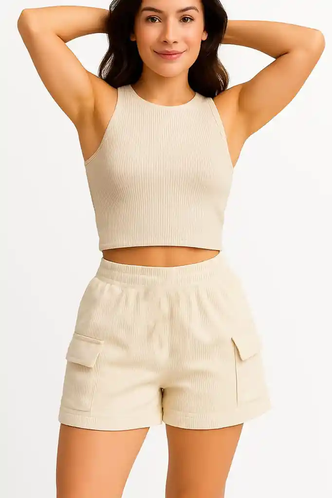 Pantaloneta Tipo Short Velvet Breeze